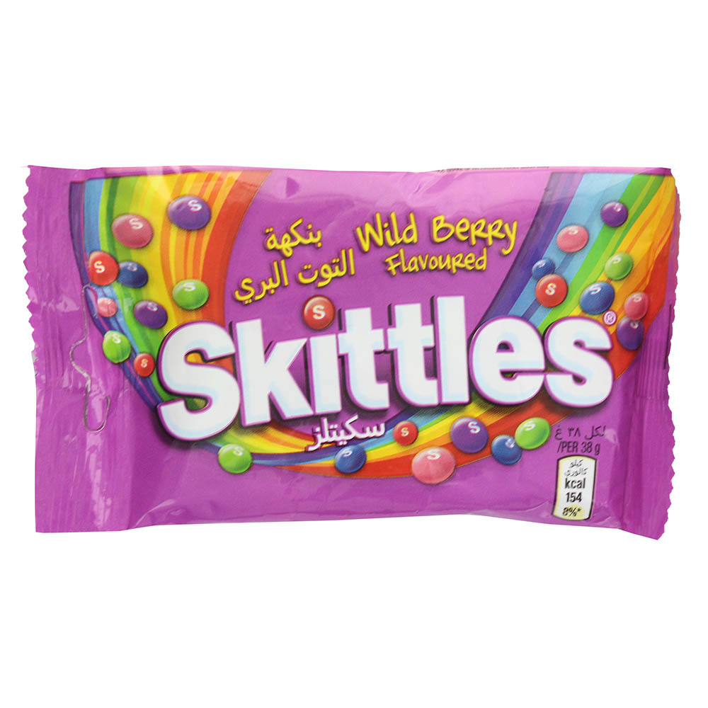Skittles Wild Berry Fruit Candy 38g - Available at Alosra Online Supermarket