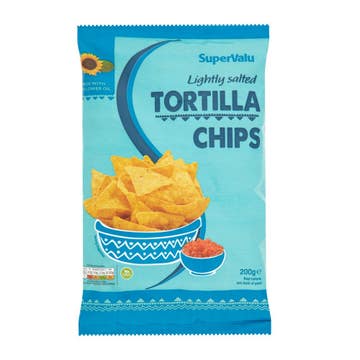 SuperValu Lightly Salted Tortilla Chips 200g - Available at Alosra Online Supermarket