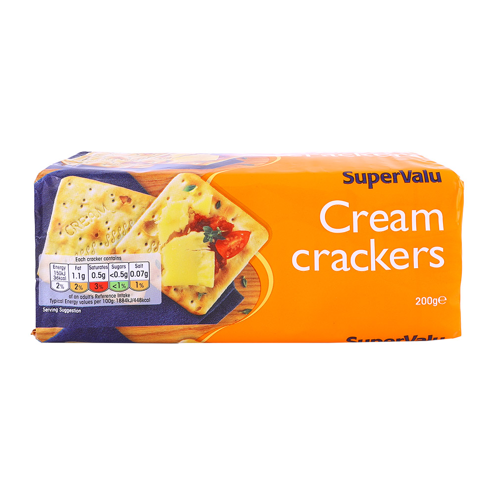 SuperValu Cream Crackers 200g - Available at Alosra Online Supermarket