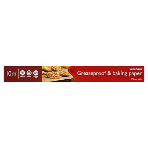 SuperValu Greaseproof & Baking Paper 375mm x 10m - Available at Alosra Online Supermarket
