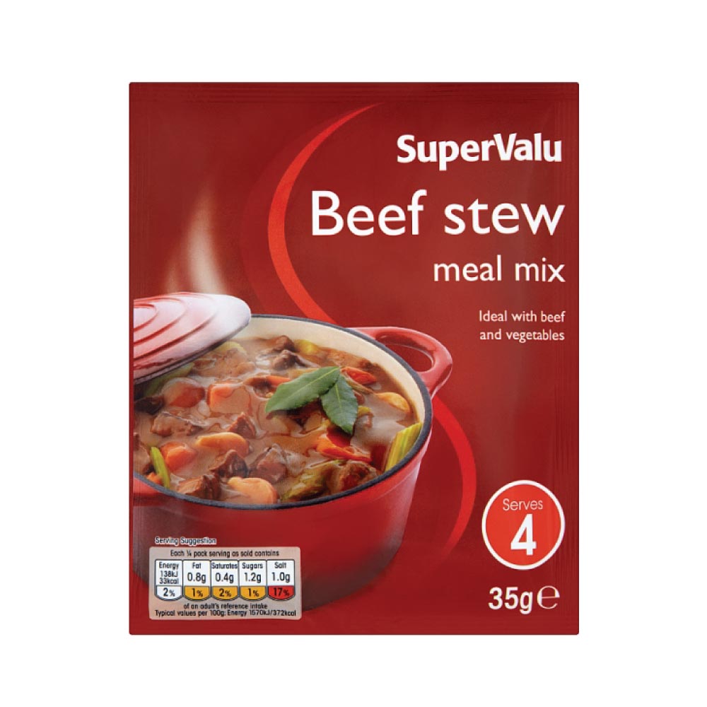 SuperValu Beef Stew Meal Mix 35g - Available at Alosra Online Supermarket