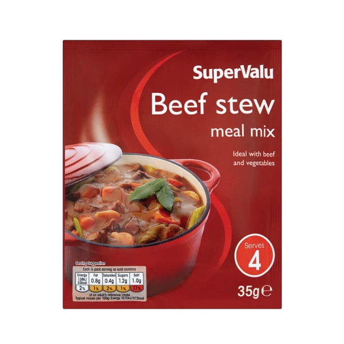 SuperValu Beef Stew Meal Mix 35g - Available at Alosra Online Supermarket