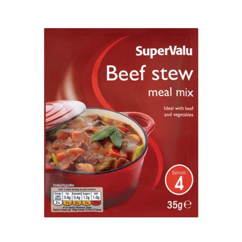 SuperValu Beef Stew Meal Mix 35g - Available at Alosra Online Supermarket