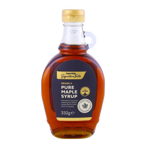SuperValu Signature Tastes Maple Syrup 332g - Available at Alosra Online Supermarket