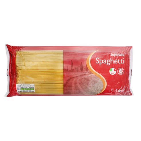 SuperValu Spaghetti Pasta 1Kg - Available at Alosra Online Supermarket