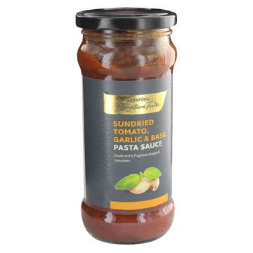 SuperValu Signature Tastes Sundried Tomato Garlic & Basil Pasta Sauce 350g - Available at Alosra Online Supermarket