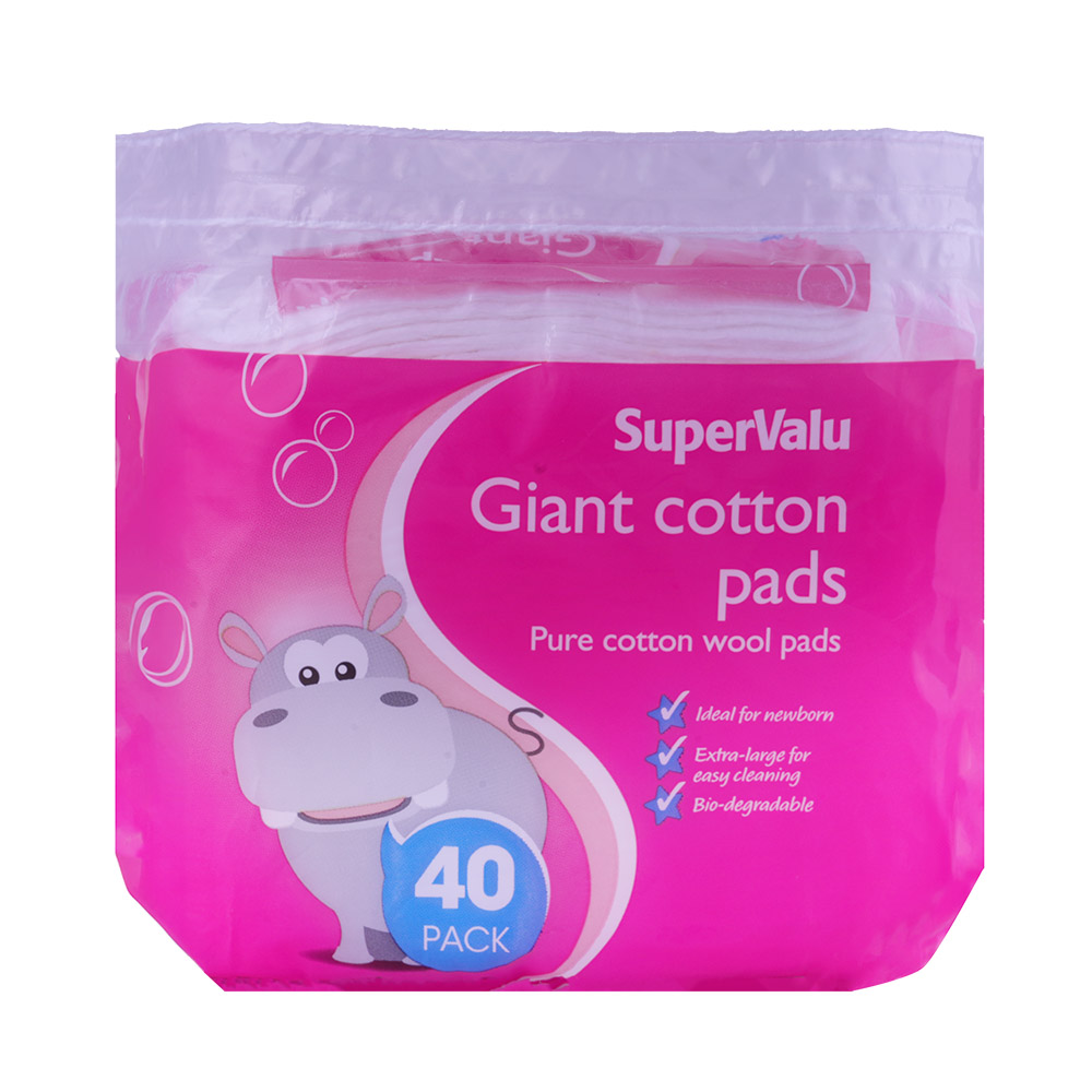 SuperValu Giant Cotton Sanitary Pads 40's - Available at Alosra Online Supermarket