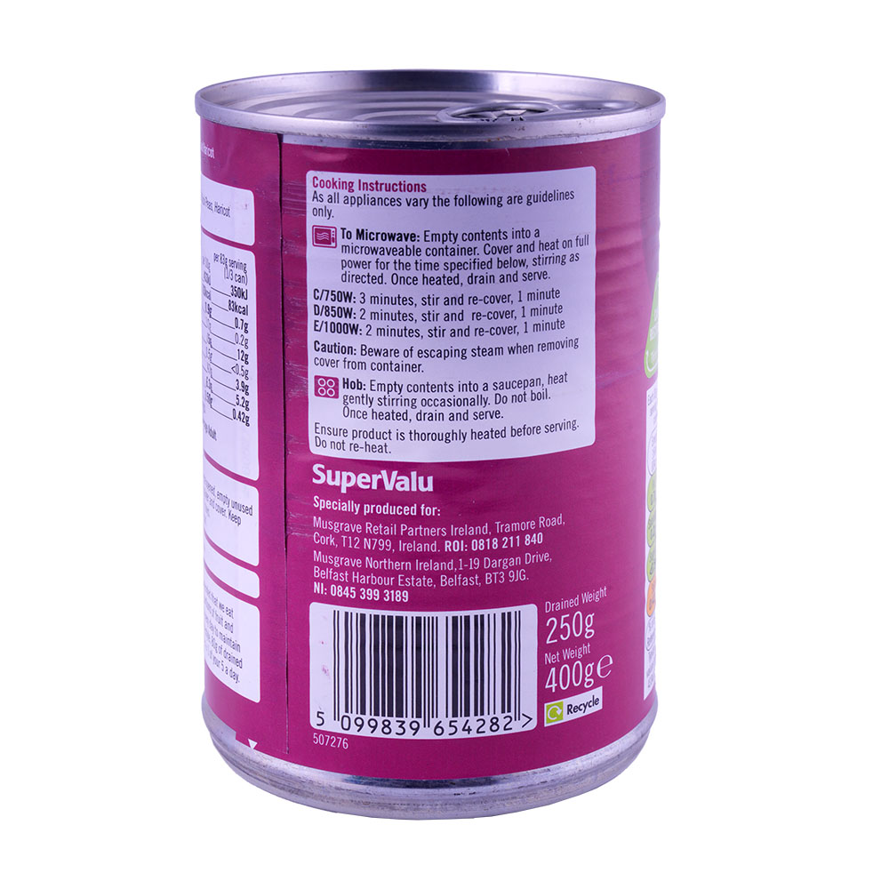 SuperValu Mixed Beans 400g back image