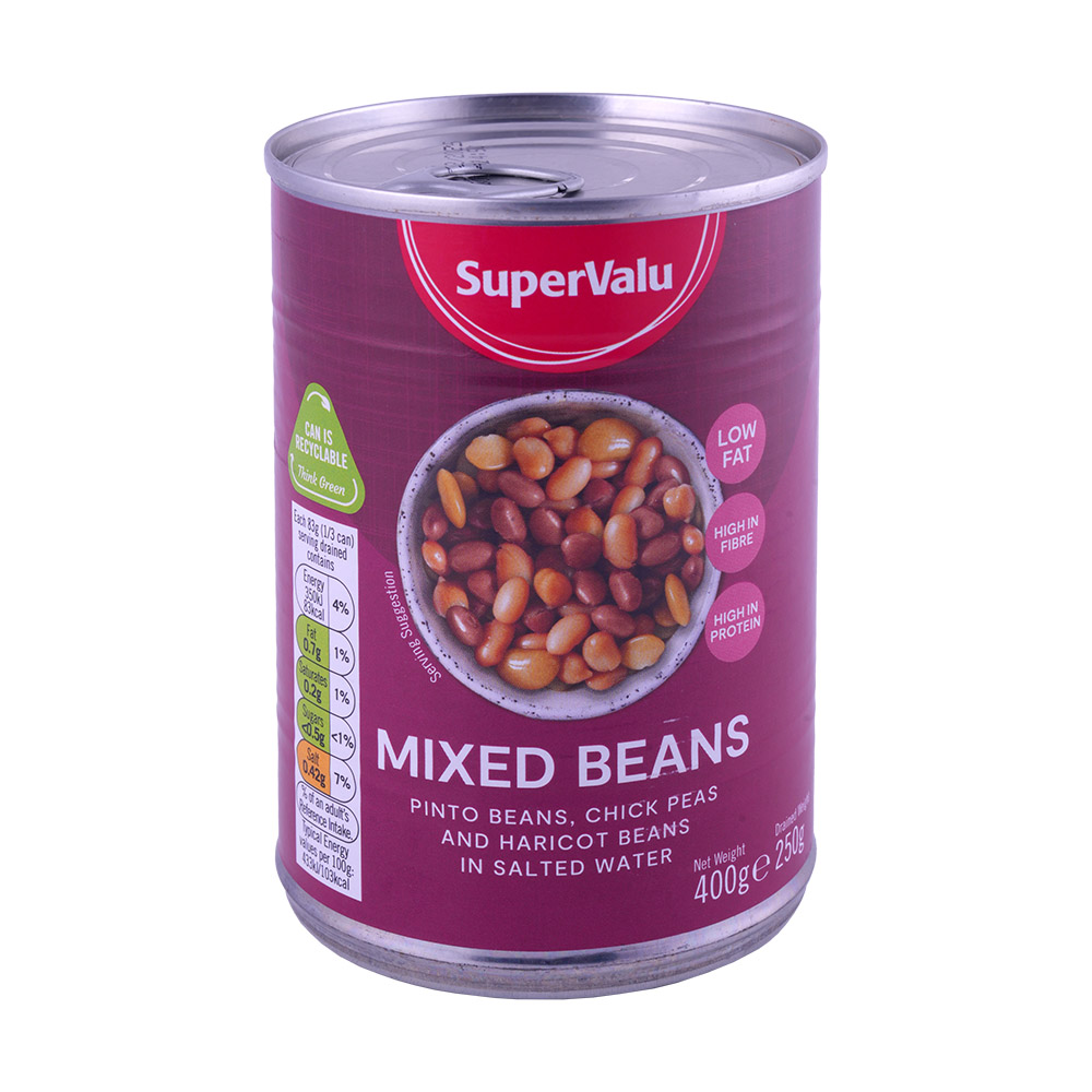 SuperValu Mixed Beans 400g - Available at Alosra Online Supermarket