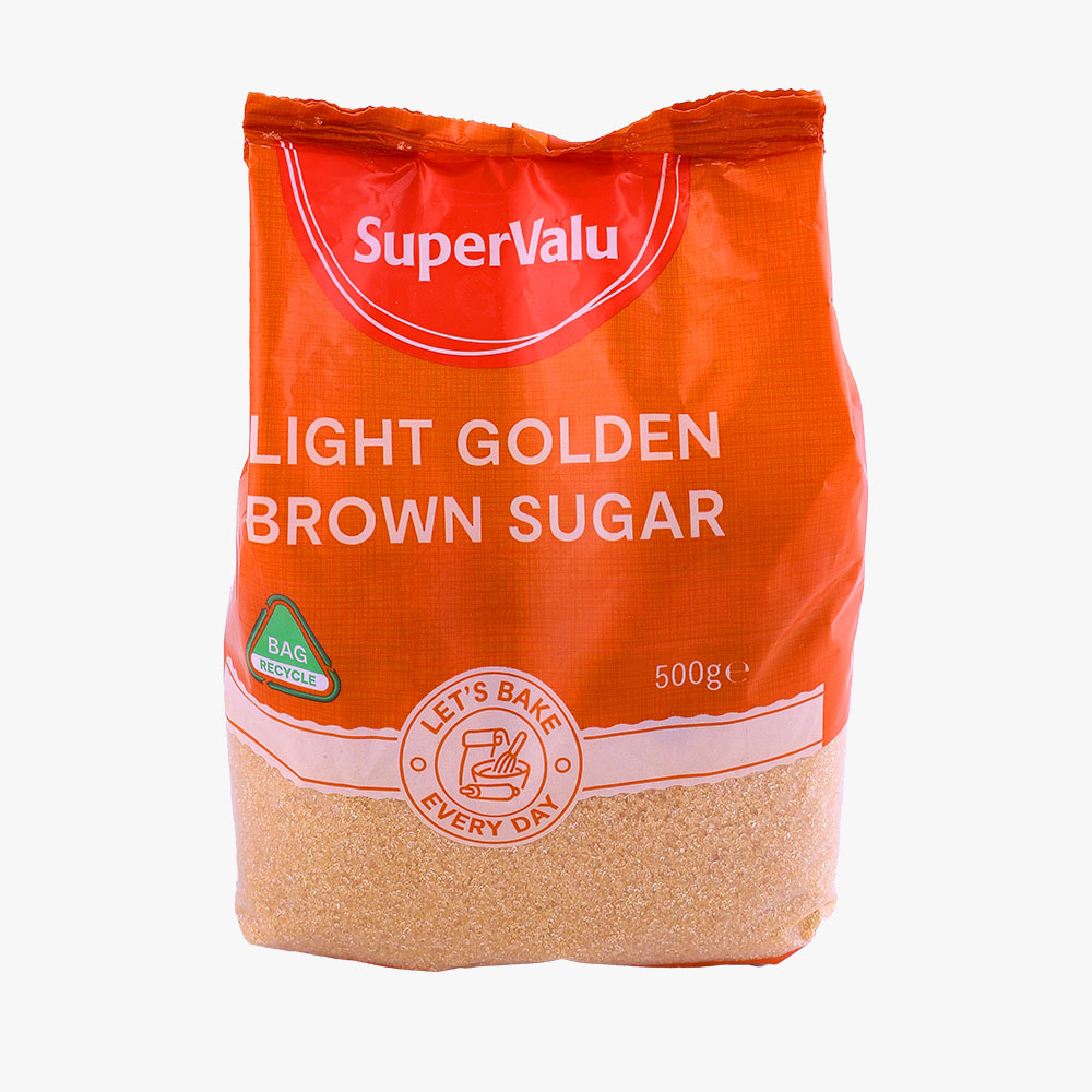 SuperValu Light Golden Brown Sugar 500g - Available at Alosra Online Supermarket