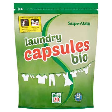 SuperValu Bio Laundry Capsules 20 Pack - Available at Alosra Online Supermarket