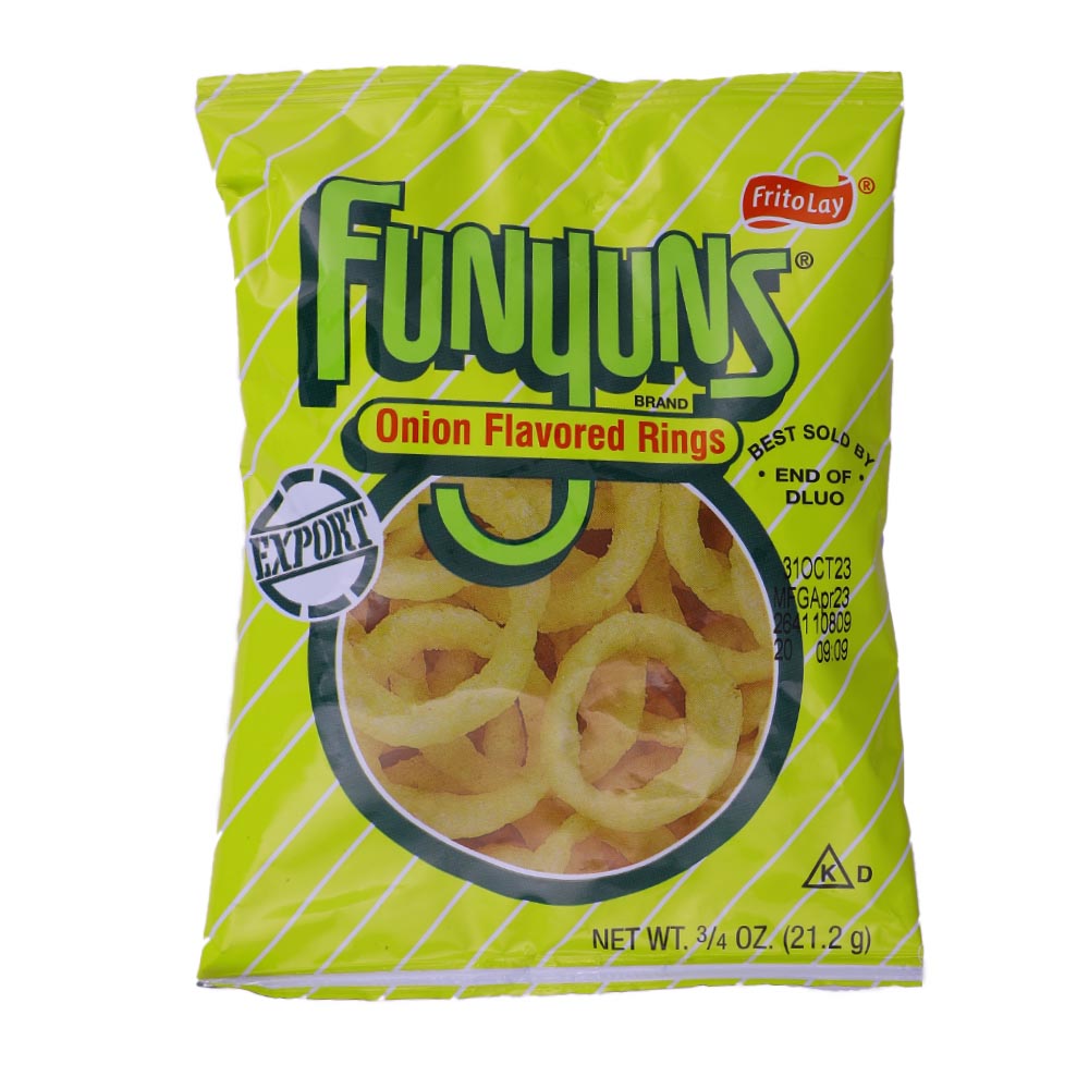 Frito Lay Funyuns Onion Flavored Rings 21.26g - Available at Alosra Online Supermarket