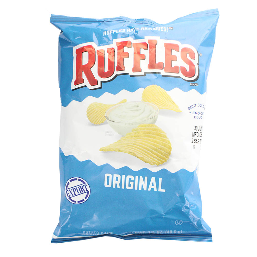 Ruffles Original Potato Chips 1.75oz - Available at Alosra Online Supermarket
