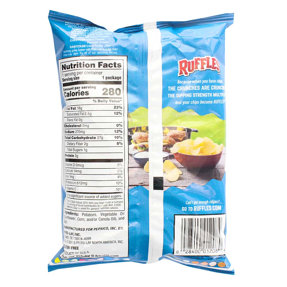 Ruffles Original Chips 1.75Oz - Bahrain Alosraonline store