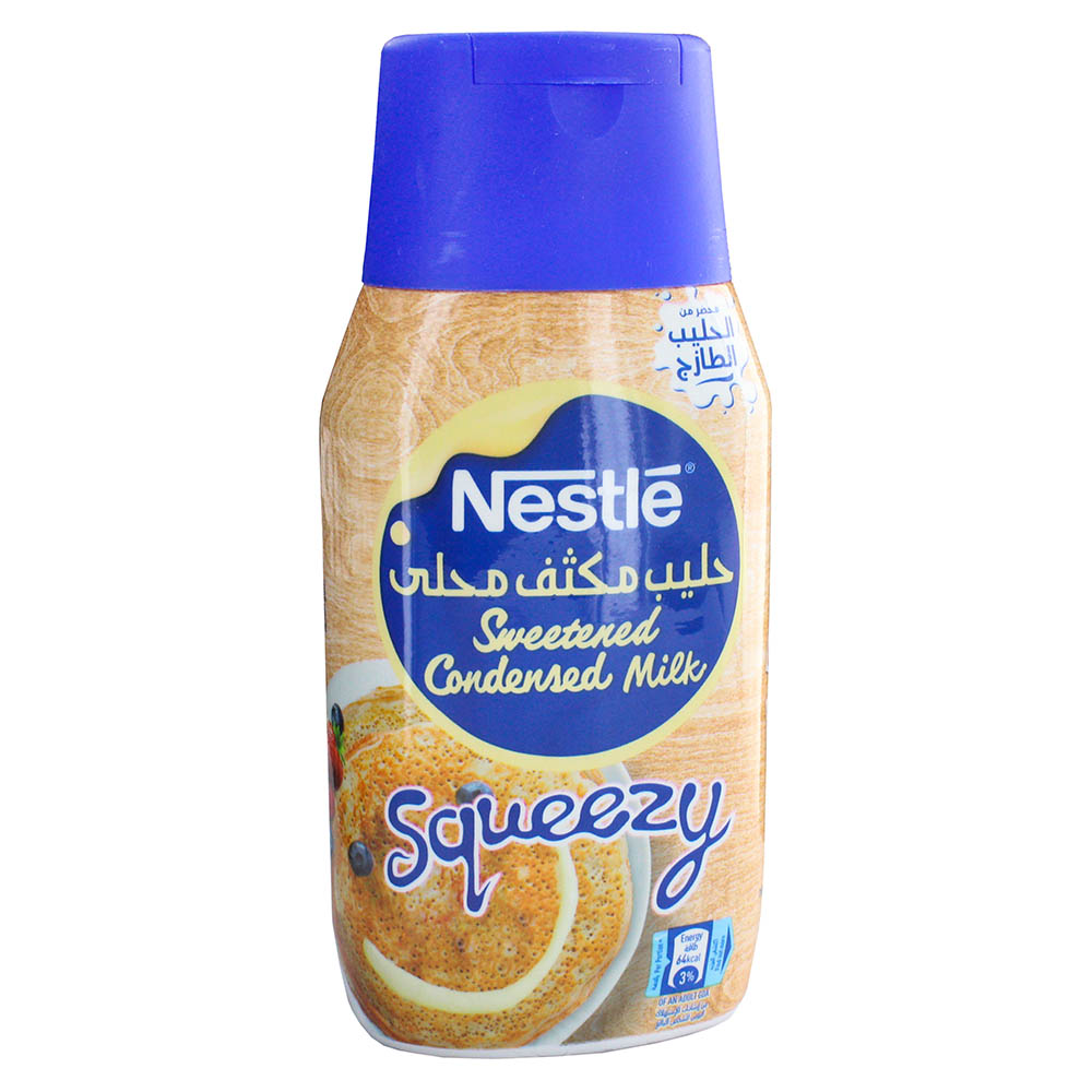 Nestle Squeezy Sweetened Condensed Milk 450g - Available at Alosra Online Supermarket