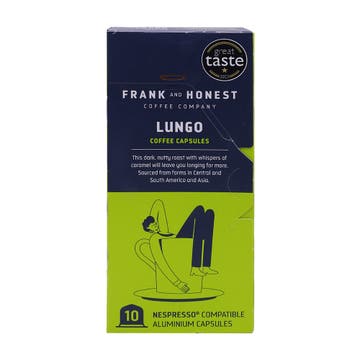 Frank & Honest Lungo Coffee Capsules 58g