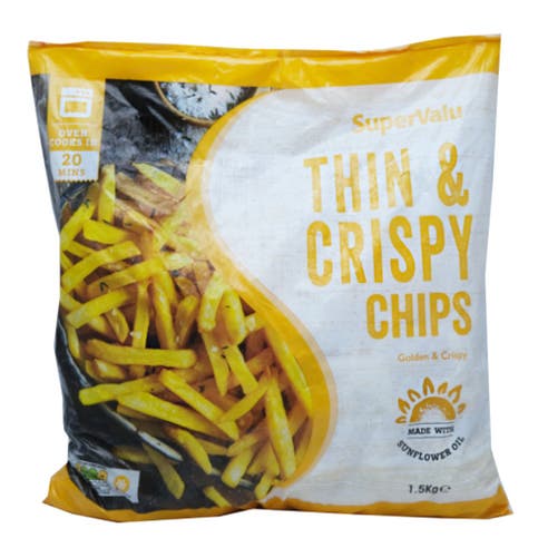 SuperValu Thin & Crispy Chips 1.5kg - Available at Alosra Online Supermarket