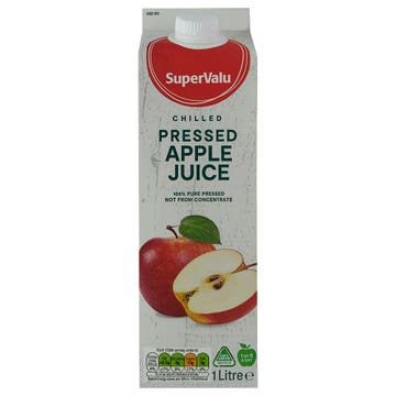 SuperValu Pressed Apple Juice 1L - Available at Alosra Online Supermarket