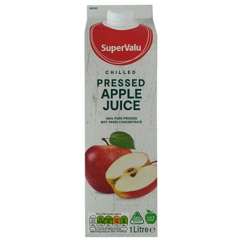 SuperValu Pressed Apple Juice 1L - Available at Alosra Online Supermarket