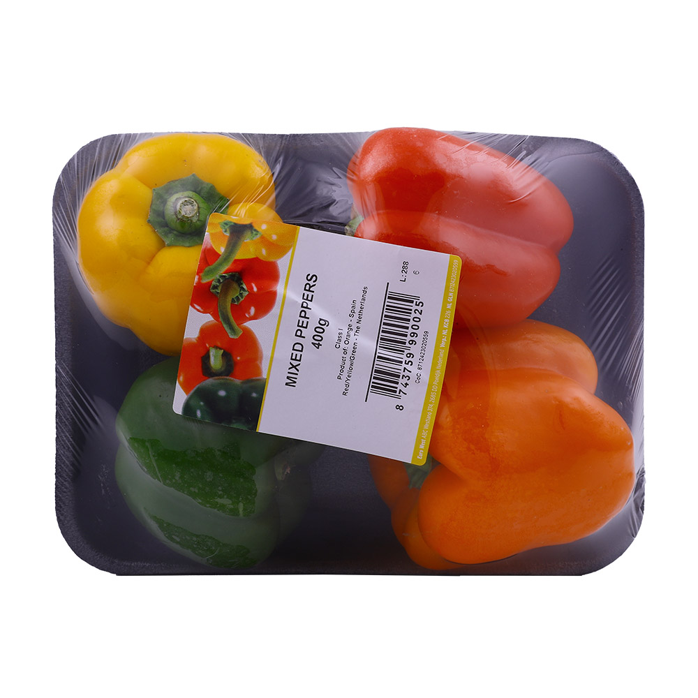 Mix Capsicum Foodtainer 400g back image
