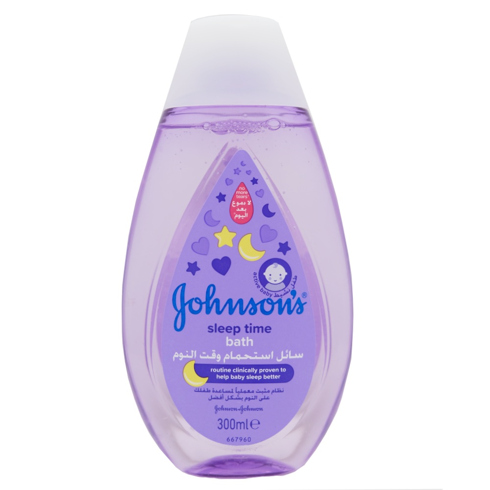 Johnson's Sleep Time Baby Bath 300ml - Available at Alosra Online Supermarket