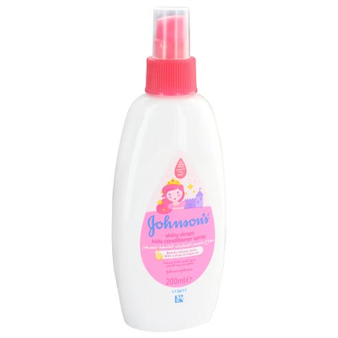 Johnson's Shiny Drops Kids Conditioner Spray 200ml - Available at Alosra Online Supermarket