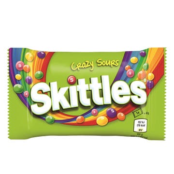 Skittles Crazy Sours Fruit Candy 45g 