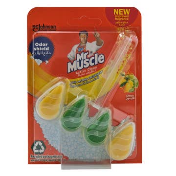 Mr. Muscle 5 In 1 Citrus Toilet Cleaner 30g