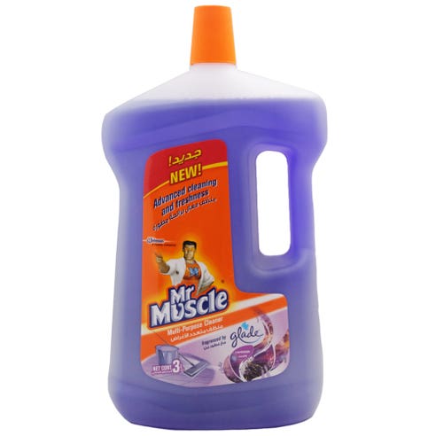 Mr Muscle Lavender Multi Purpose Cleaner 3L - Available at Alosra Online Supermarket