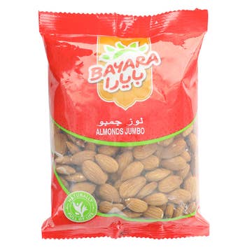 Bayara Almonds Jumbo 400g - Available at Alosra Online Supermarket