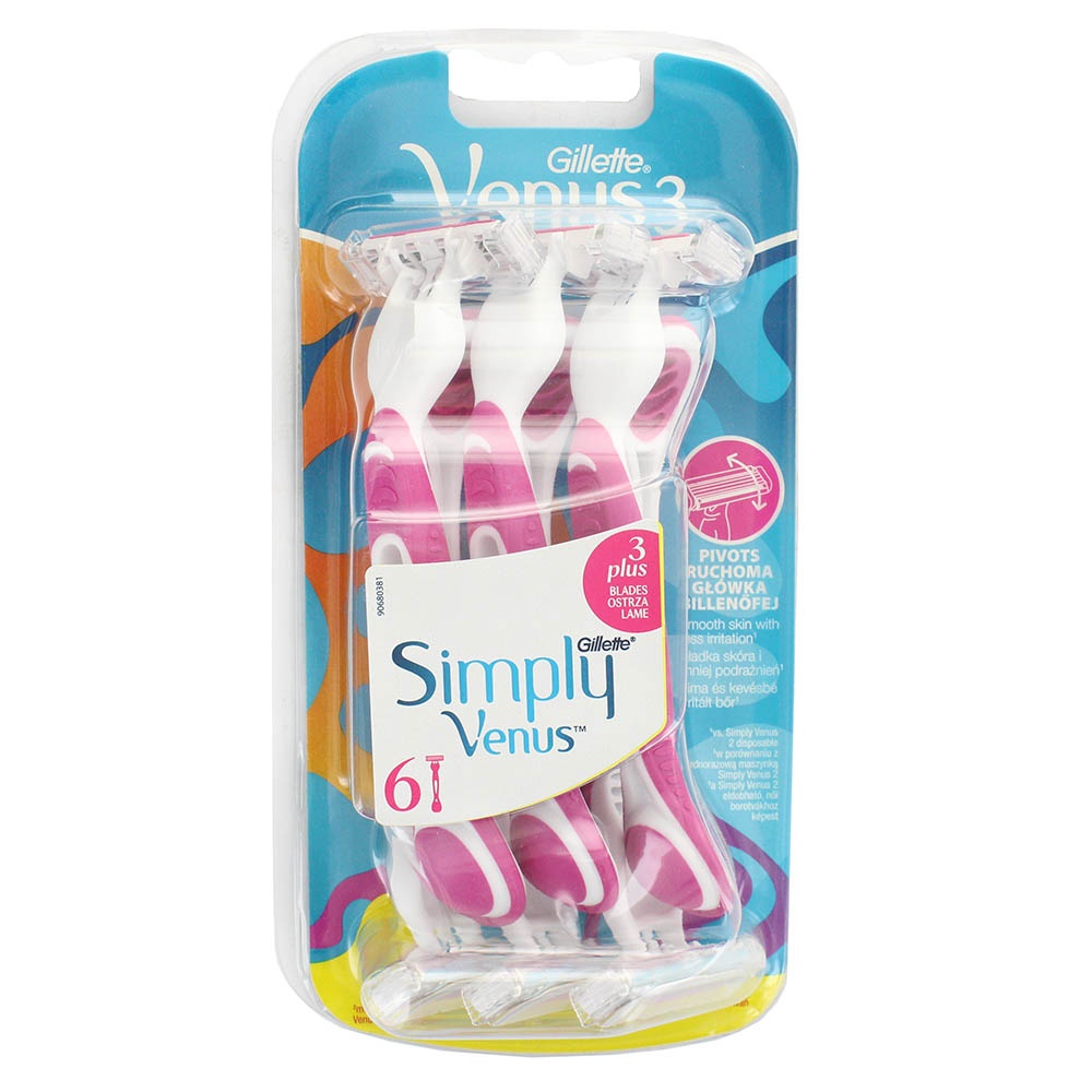 Gillette Venus 3 Simply Razor 6's