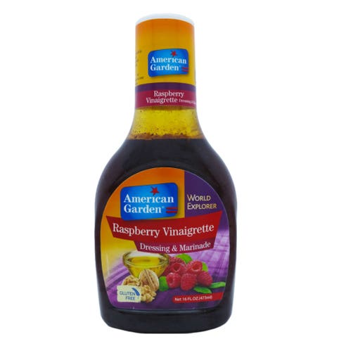 American Garden Raspberry Vinaigrette Dressing Bottle 473ml - Available at Alosra Online Supermarket