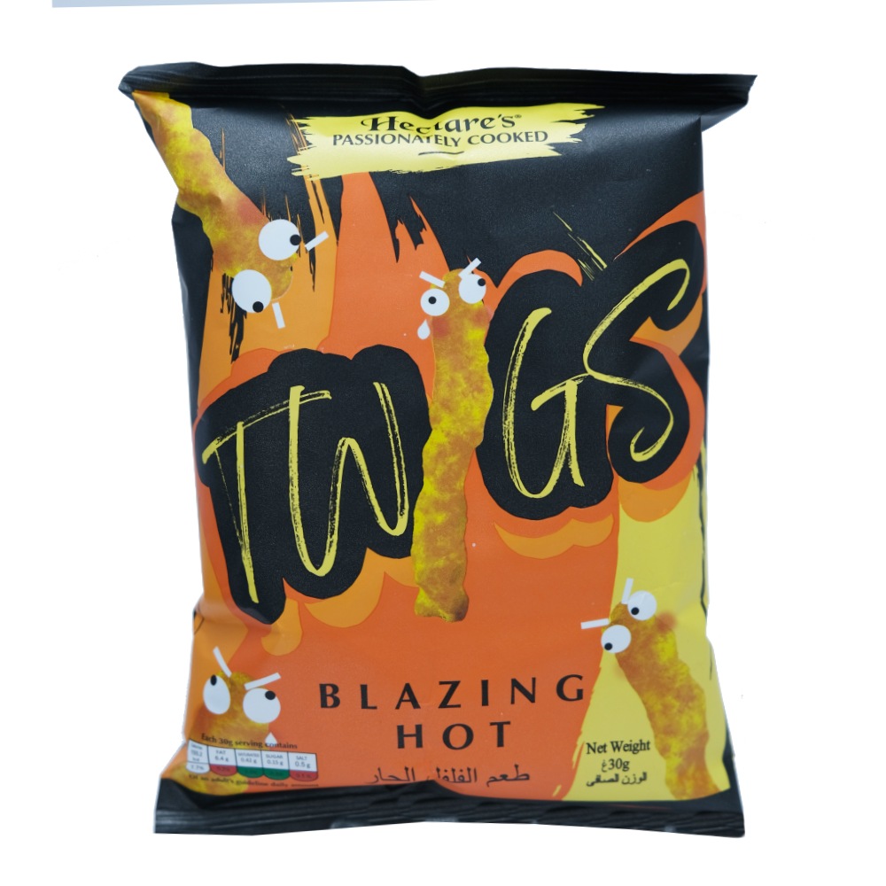 Hectare's Twigs Blazing Hot Snacks 30g - Available at Alosra Online Supermarket