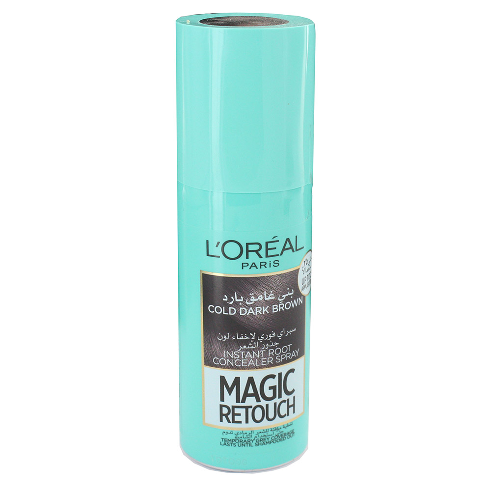 L'Oreal Magic Retouch Instant Cold Dark Brown Hair Colour 75ml