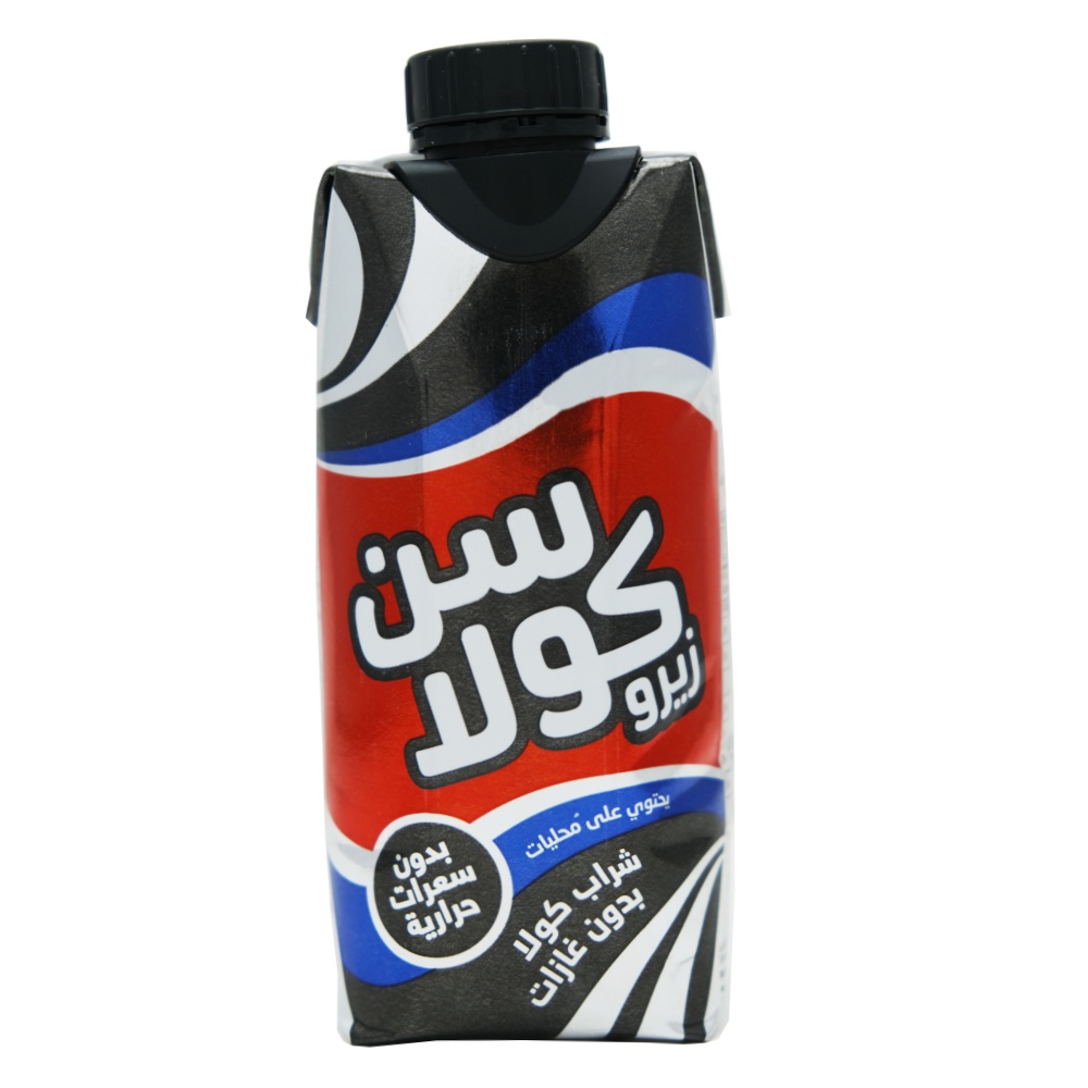 Suncola Zero Soft Drink 330ml back image