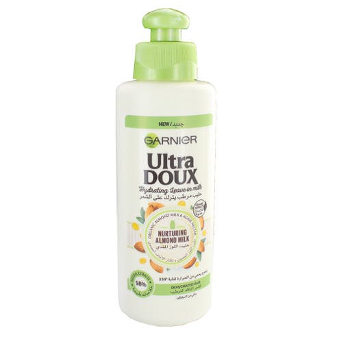 Garnier Ultra Doux Nurturing Almond Milk Conditioner 200ml - Available at Alosra Online Supermarket