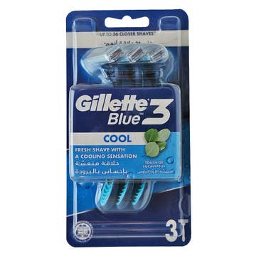 Gillette Blue 3 Cool Razor Set 3's