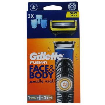 Gillette Fusion Face & Body Styler Razor