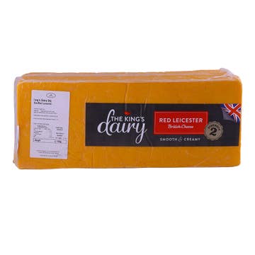The King's Dairy Coloured Mild Cheddar Cheese [Per Kg] - Available at Alosra Online Supermarket