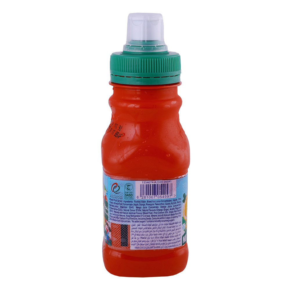 Almarai Kids No Added Sugar Mixed Fruit Juice 180ml right side image