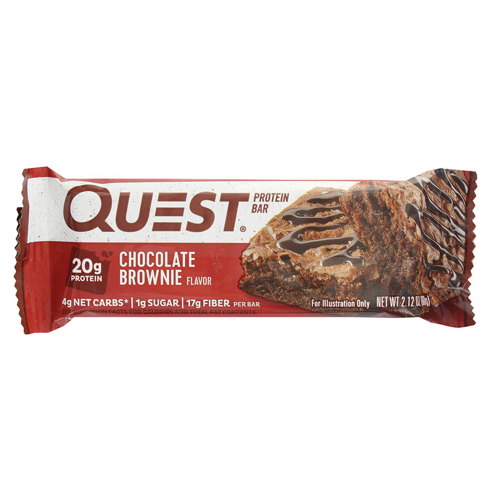 Quest Chocolate Brownie Protein Bar 60g - Available at Alosra Online Supermarket