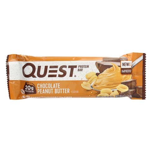 Quest Protein Bar Chocolate Peanut Butter 60g - Available at Alosra Online Supermarket