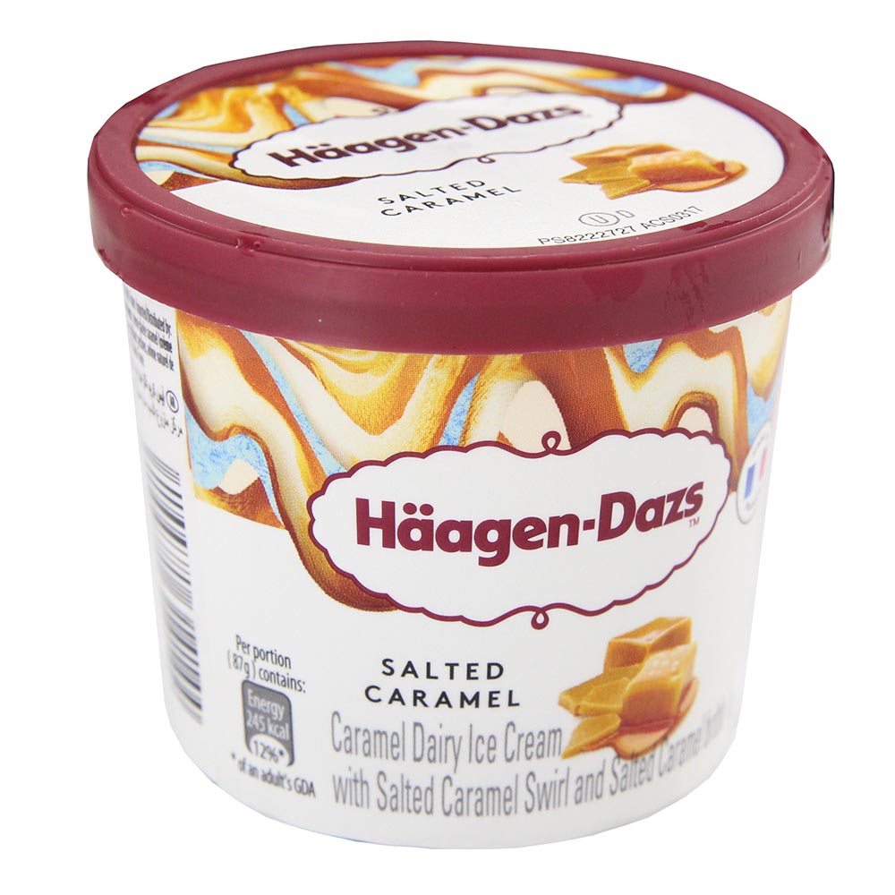 Haagen?Dazs Salted Caramel Ice Cream 100ml - Available at Alosra Online Supermarket