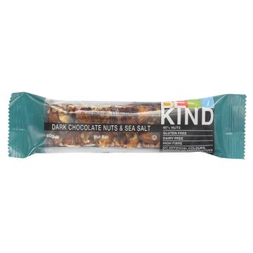 Be-Kind Dark Chocolate Nuts & Sea Salt Bar 40g - Available at Alosra Online Supermarket