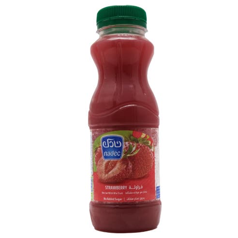 Nadec No Added Sugar Strawberry Juice 300ml 