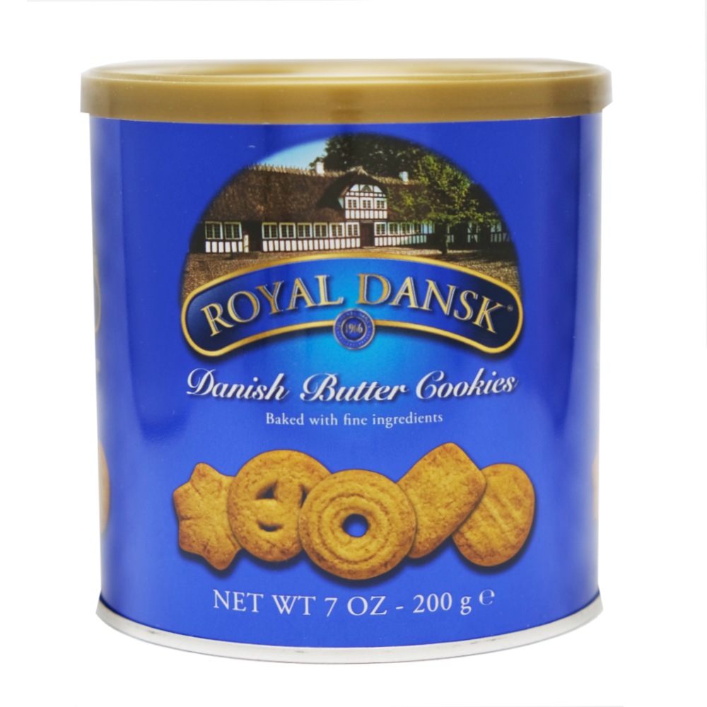 Royal Dansk Danish Butter Cookies Mini Can 200g - Available at Alosra Online Supermarket