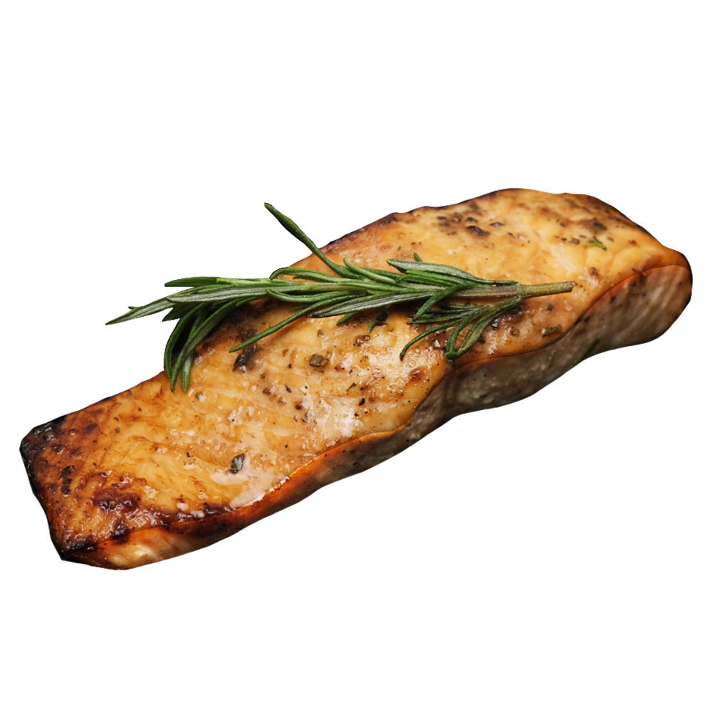Baked Salmon Garlic [Per Kg] - Available at Alosra Online Supermarket