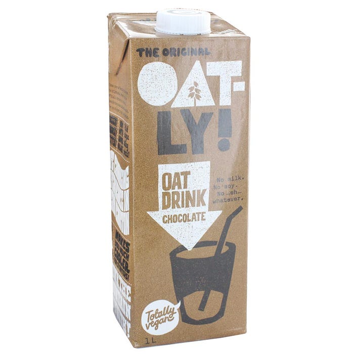 Oatly Chocolate Oat Drink 1L - Available at Alosra Online Supermarket