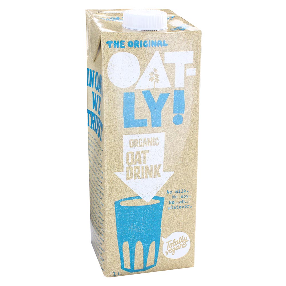 Oatly Organic Oat Drink 1L - Available at Alosra Online Supermarket