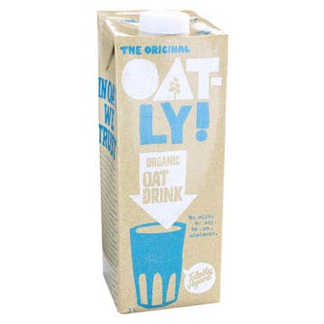 Oatly Organic Oat Drink 1L - Available at Alosra Online Supermarket